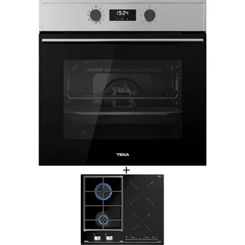 Vestavná trouba SET Teka HSB 645 S + Teka JZC 64322 ABC BK