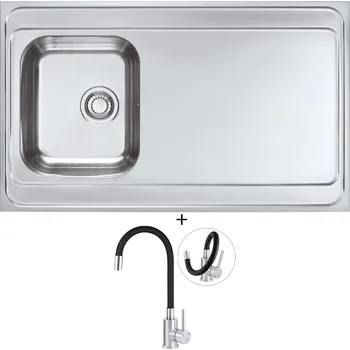 Nerezový dřez Nerezový dřez SET Alveus CLASSIC PRO 70 nerez + Deante NEO LUNO BOC B720 nerez