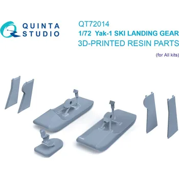 Plastikový model 1/72 Yak-1 Ski landing gear (ZVE)