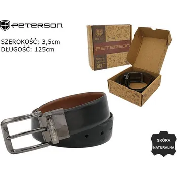 Opasek Peterson Pánský opasek s klasickou sponou Adileova černá 105cm