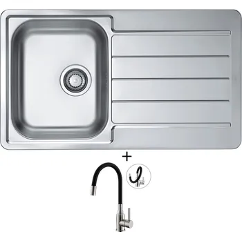 Nerezový dřez Nerezový dřez SET Alveus LINE 20 MAXIM nerez + Alveus MINTAS nerez/černá