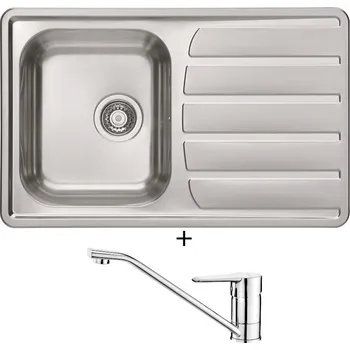 Nerezový dřez Nerezový dřez SET Alveus ZOOM 20 Maxim nerez + Deante CORIO BFC 060M chrom