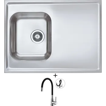 Nerezový dřez Nerezový dřez SET Alveus CLASSIC PRO 30 nerez + Alveus MINTAS chrom/černá