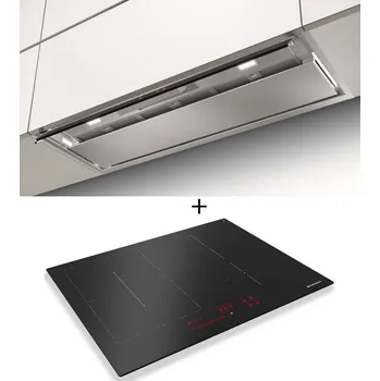 Digestoř SET FABER IN-NOVA AIR X/BK KL A90 + FABER FCH 64 BK KL