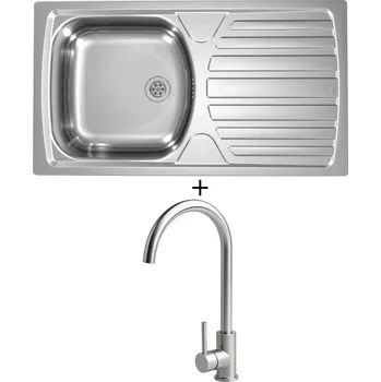 Kuchyňský dřez Nerezový dřez SET Alveus BASIC 170 nerez + Alveus VIOLA nerez