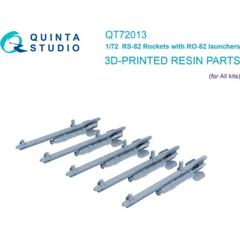 Plastikový model 1/72 RS-82 Rockets with RO-82 launchers, 10 pcs.