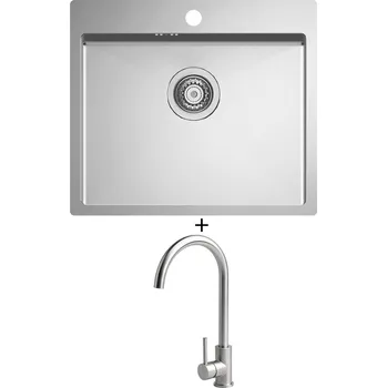 Nerezový dřez Nerezový dřez SET Alveus QUARTO 10 nerez + Alveus VIOLA nerez