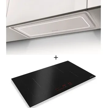 Digestoř SET FABER IN-LIGHT EV8 WH MATT KL A70 + FABER FCH 84 BK KL