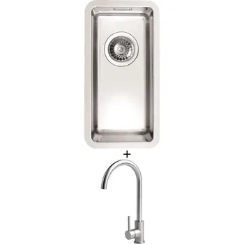 Nerezový dřez Dřez pod desku SET Alveus KOMBINO 10 U nerez + Alveus VIOLA nerez