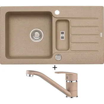 Granitový dřez Granitový dřez SET Alveus NIAGARA 70 beige 55 + Alveus NINA beige 55