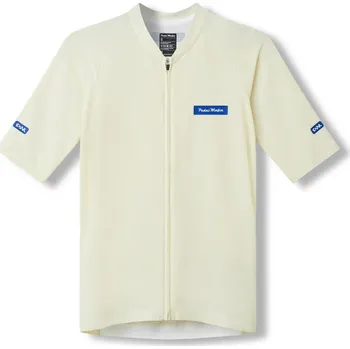 cyklistický dres Dámský cyklistický dres Pedal Mafia Womens Core Racing Jersey Off White Velikost: S