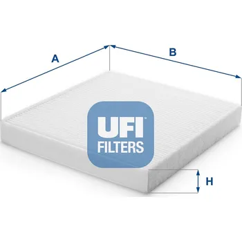 Ventilátor topení a klimatizace Kabinový (pylový) filtr UFI 53.298.00