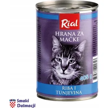 Krmivo pro kočku Krmivo pro kočky s rybou a tuňákem (riba a tunjevina) 405 g