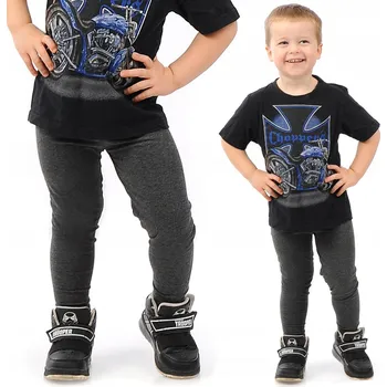 Dámské legíny Chlapecké legíny Dlouhé legíny LAEMI 495 Grafitové 134