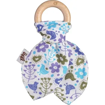 Hračka pro kojence Kousátko XKKO BMB Lístky - Flowers&Birds Boys