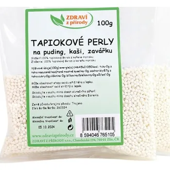 Zdraví z přírody Tapiokové perly balení: 100g