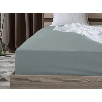 Prostěradlo Jersey prostěradlo zelenomodré 90 x 200 cm