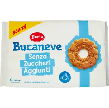 Doria Biscotti Bucaneve Senza Zuccheri Aggiunti Pz.6 X Gr.46
