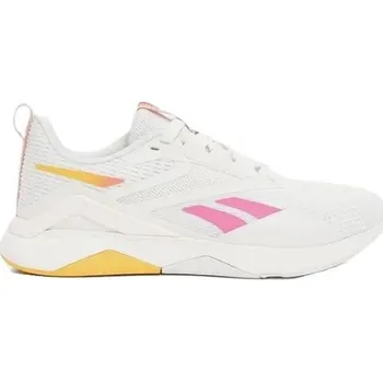 Dámská obuv Dámská tréninková obuv Reebok NANOFLEX TR 2.0 W 6.5 Bílá, Žlutá, Růžová