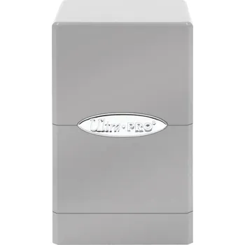 Příslušenství k deskovým hrám Luxusní Ultra Pro Deck Box Satin Tower - deckbox na karty Barva: Stříbrná