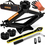 D4575 trapézový zvedák 2,5T s teleskopickým klíčem a obalem