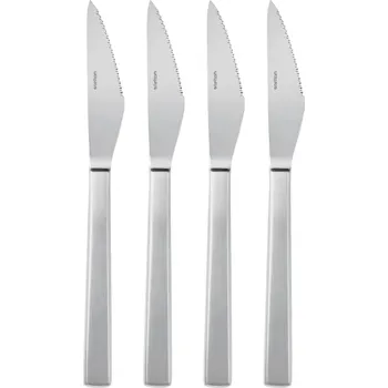 Příbor Steakový nůž MAYA 2000, sada 4 ks, stříbrná, nerezová ocel, Stelton - doprava zdarma od 2999 Kč