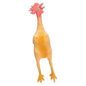 Hračka pro psa Hračka pes Kuře pískací 50cm latex KAR