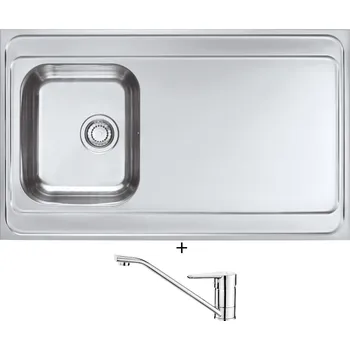 Nerezový dřez SET Alveus CLASSIC PRO 70 nerez + Deante CORIO BFC 060M chrom
