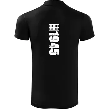 Pánská košile Limited edition 1945 pruh - Polokošile Victory sportovní (dresovina) - S ( Černá )