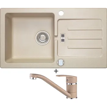 Granitový dřez Granitový dřez SET Alveus VICTORIA 30 beige 55 + Alveus NINA beige 55