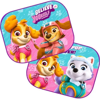 Stínítko do auta Seven Polska Sluneční clona do auta Paw Patrol Girl 2 ks