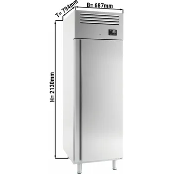 Vinotéka G.Gastro Pekárenská mrazicí skříň (EN 60x40) - s 1 dveřmi