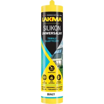 stavební silikon Univerzální silikon bílý 280 ml Lakma
