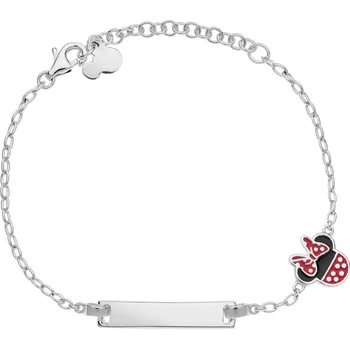 Náramek Disney dětský náramek Minnie Mouse stříbrný BS00050SL-55.CS