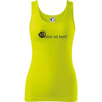 Holka od koní - Dámské tílko - XS ( Limetková )