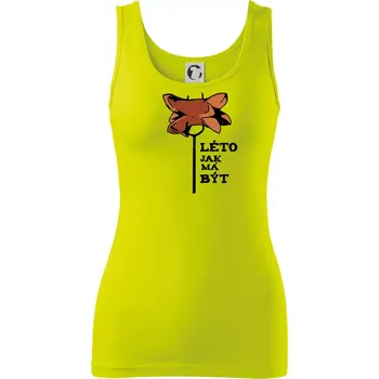 Léto jak má být - Dámské tílko - S ( Limetková )