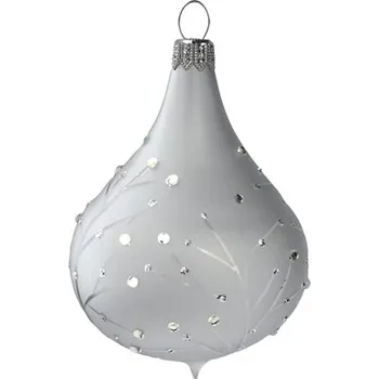 Kapka matně šedá s dekorem jemných větviček