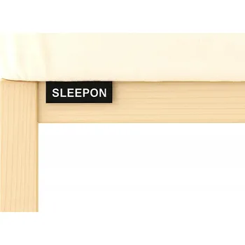 Prostěradlo PROSTĚRADLO KRÉMOVÉ BAVLNĚNÉ 120X200 ECRU FROTÉ S GUMOU MATNÉ