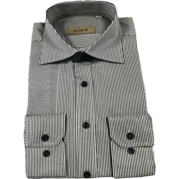 Pánská košile BAZAR - Pánská košile šedé pružky vz.č.31 Velikost: XL