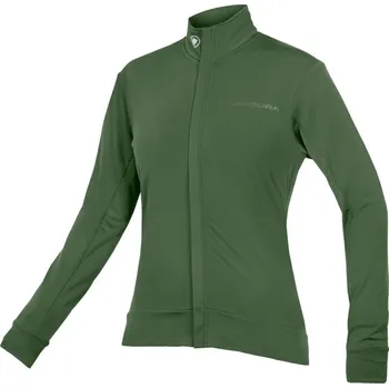 cyklistický dres Dámský dres s dlouhým rukávem ENDURA Xtract Roubaix Machair Green - M
