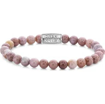 Náramek Rebel & Rose dámský kuličkový náramek, Rose Garden, 6mm Velikost: S