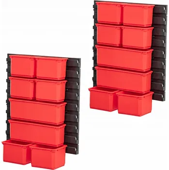 QBRICK SYSTEM PRO Organizer 300 Sada boxů na šroubky a nářadí x2