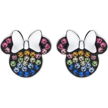 Náušnice Disney dětské náušnice Minnie Mouse stříbrné pozlacené ES00002SRML.CS
