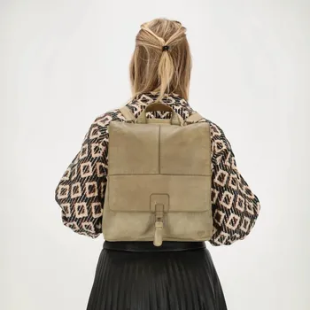 Městský batoh Hide & Stitches PAINT ROCK 34x33cm 10 l béžová