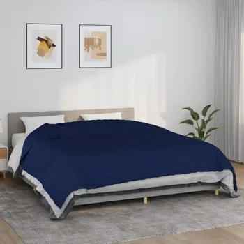 deka Zátěžová deka modrá 220 x 260 cm 11 kg textil IM_350748