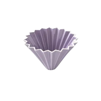 Příprava kávy Origami keramický dripper S fialový
