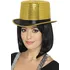 Karnevalový doplněk Smiffys Klobouk cylindr flitrový zlatý