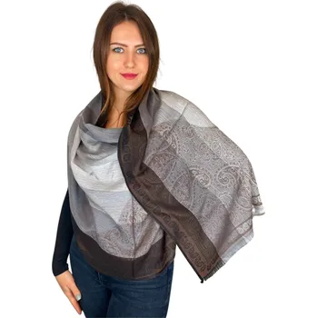 Šála Šál Pašmína - Seraphina - Tmavě Hnědá