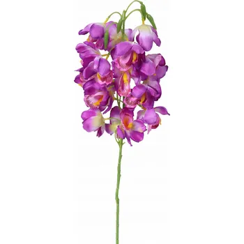 umělá květina Žlutá orchidejová Větvička 84 cm UMĚLÉ KVĚTY