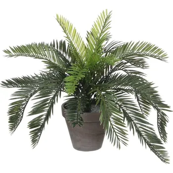 umělá květina Umělá rostlina Palma Cycas 37 cm zelená